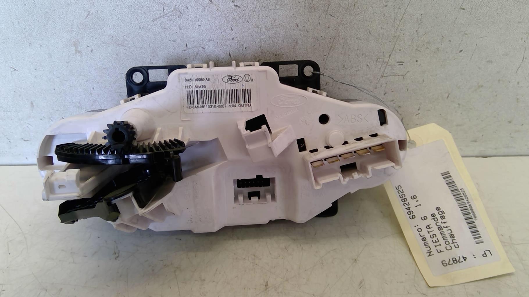 Commande chauffage FORD FIESTA 6 PHASE 1 Diesel - 1