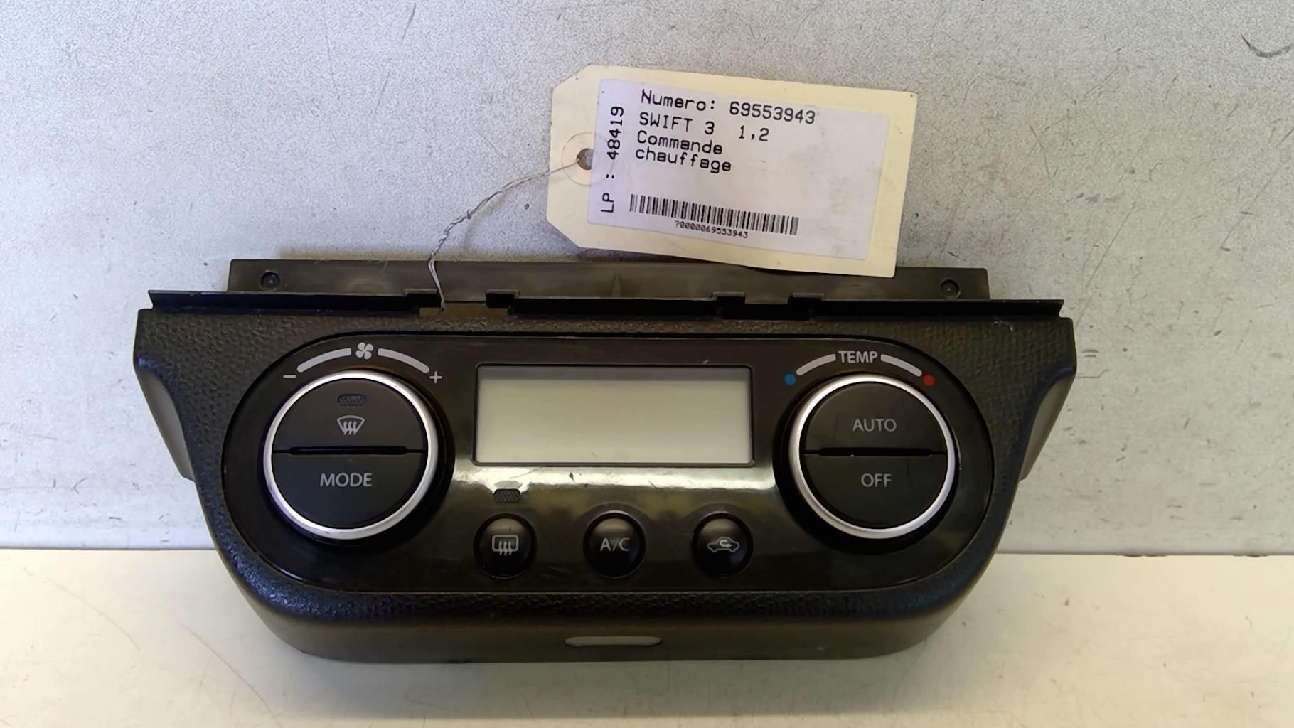 Commande chauffage SUZUKI SWIFT 3 Diesel - 1