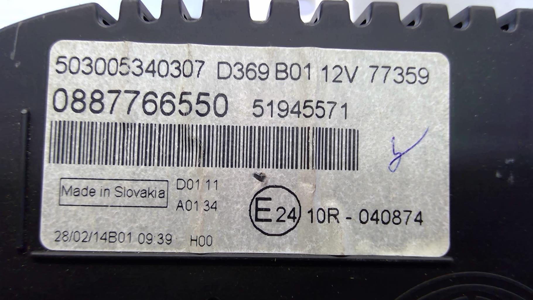 Compteur FIAT PANDA 3 PHASE 2 Diesel - 1
