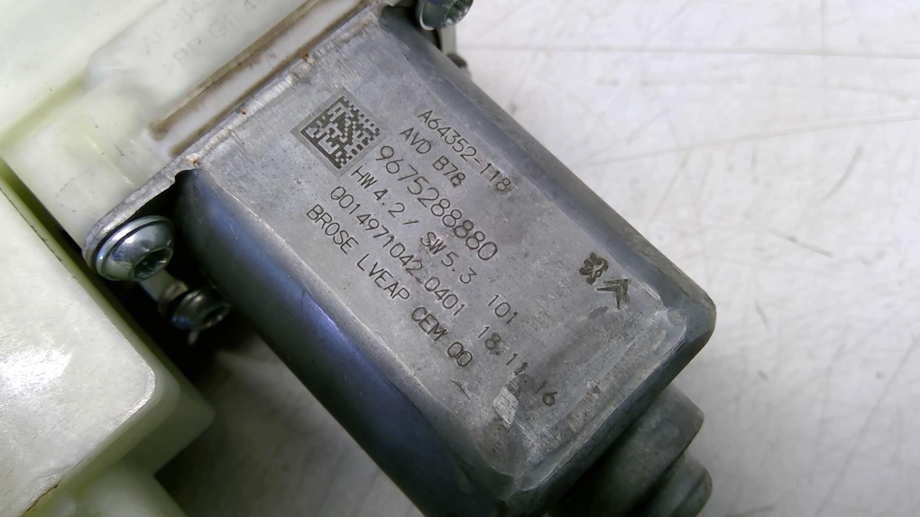Alzacristalli elettrico anteriore destro CITROEN C4 PICASSO 2 PHASE 2 Gasolina - 1