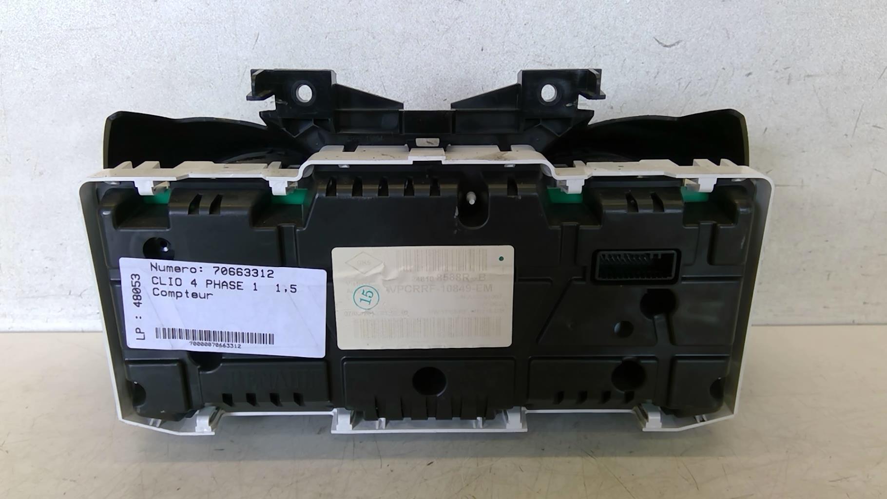 Compteur RENAULT CLIO 4 PHASE 1 Diesel - 1