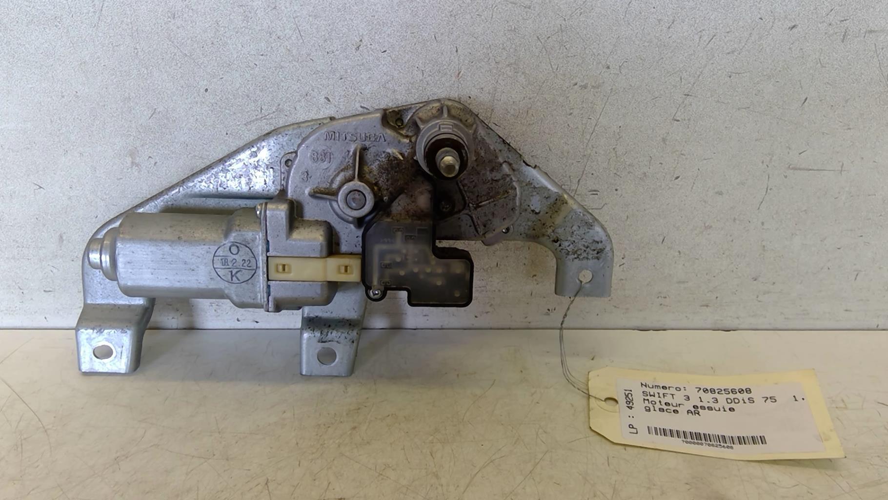 Motore tergicristallo posteriore SUZUKI SWIFT 3 Diésel - 1