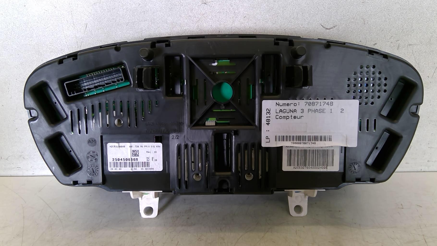Compteur RENAULT LAGUNA 3 PHASE 1 Diesel - 1