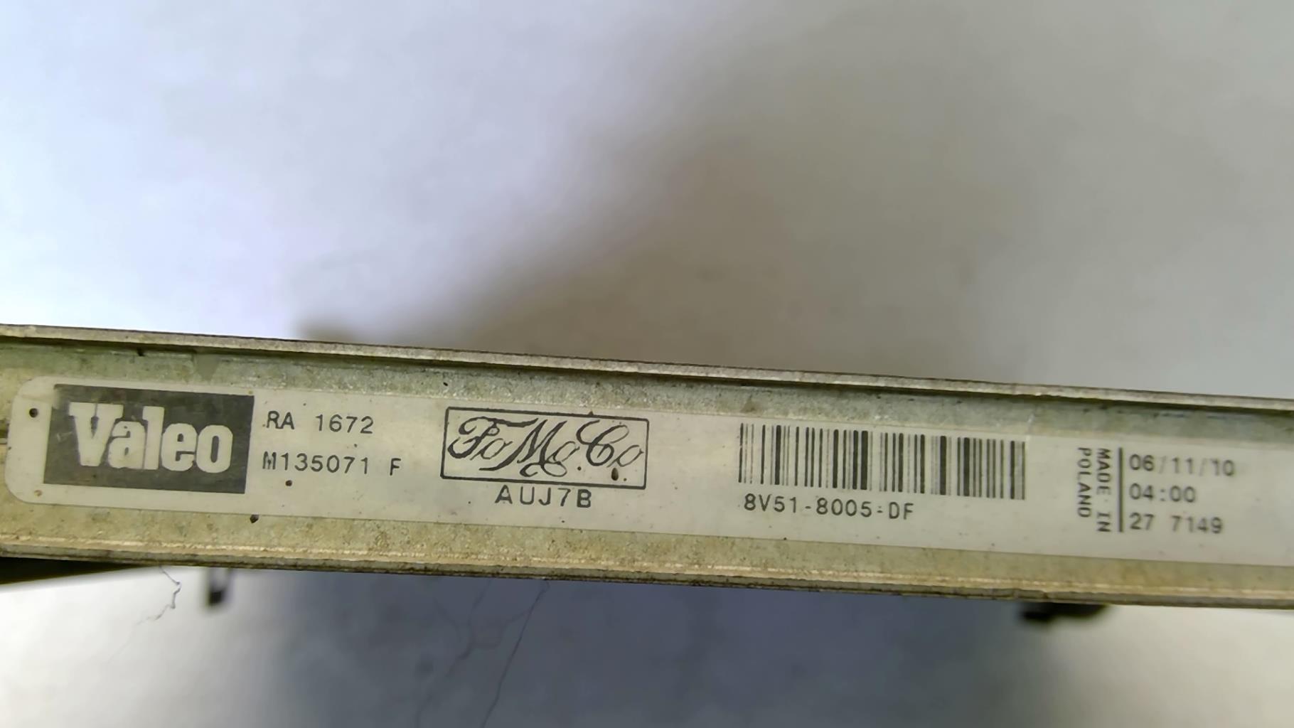 Radiateur eau FORD FIESTA 6 PHASE 1 Diesel - 1