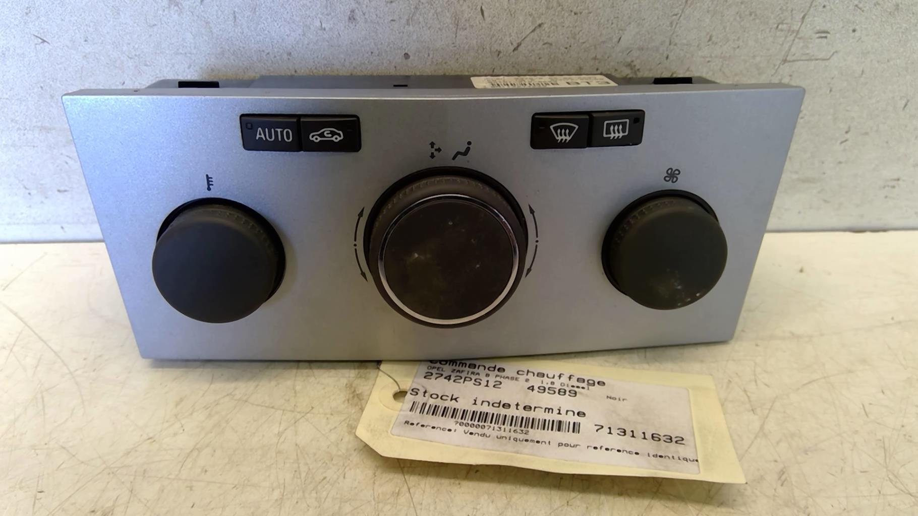 Commande chauffage OPEL ZAFIRA B PHASE 2 Diesel - 1