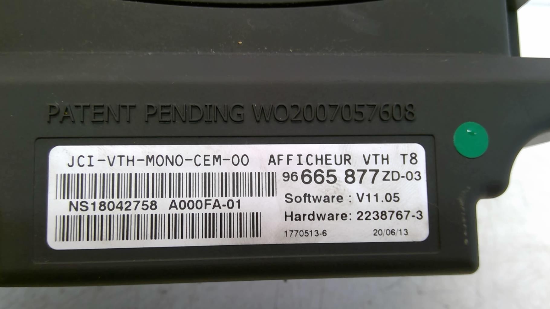 Monitor display PEUGEOT 3008 1 PHASE 1 Diésel - 1