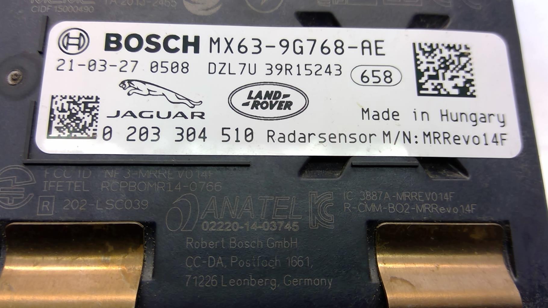Regulateur de vitesse JAGUAR F-PACE PHASE 2 Diesel/Hybride - 1