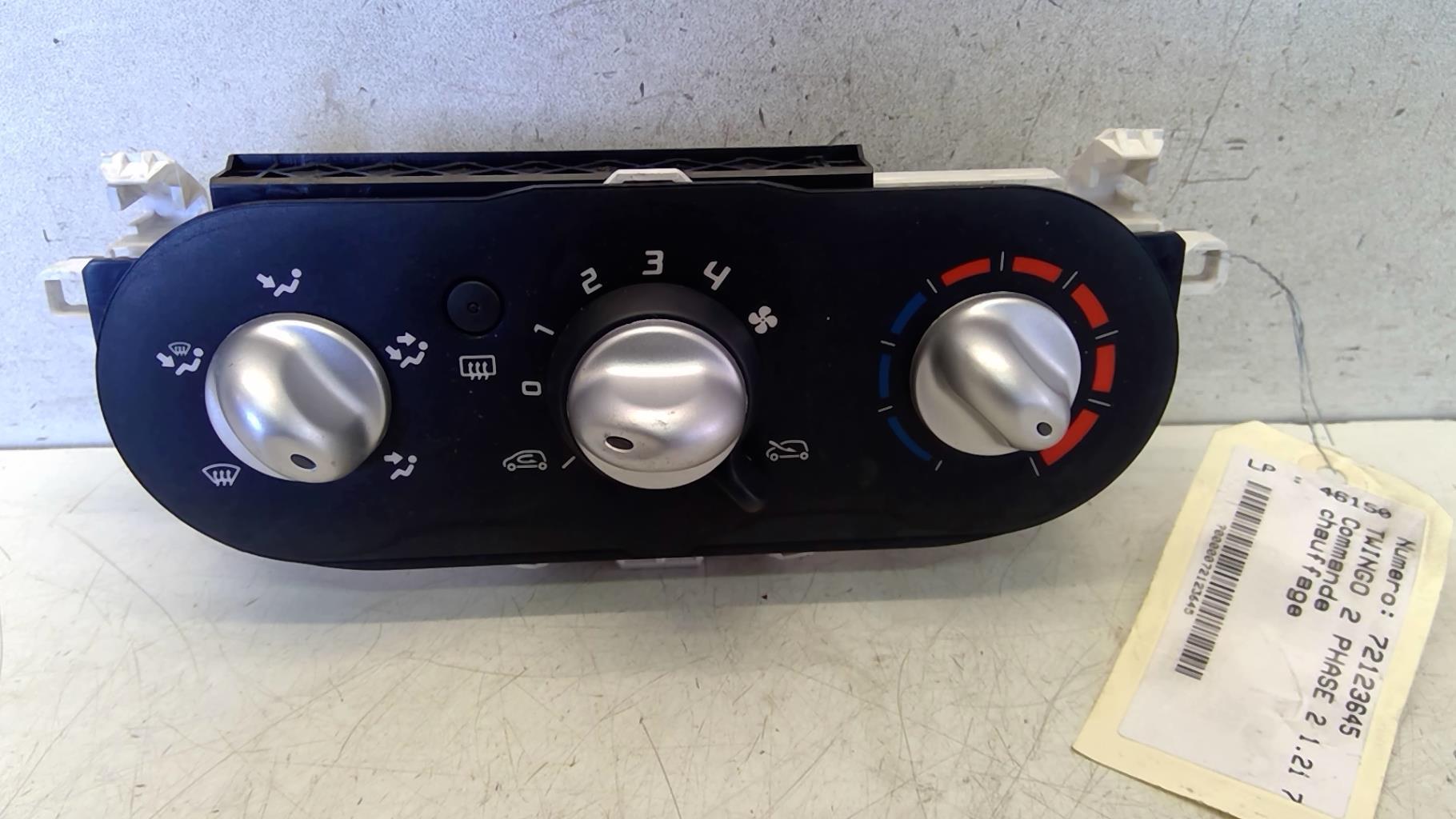 Commande chauffage RENAULT TWINGO 2 PHASE 2 Essence - 1