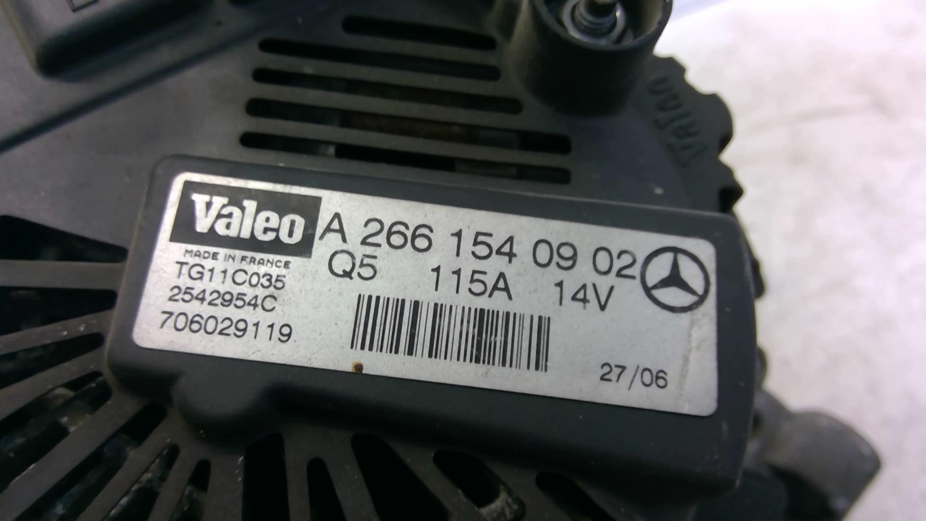 Alternatore MERCEDES CLASSE B 245 PHASE 1 Gasolina - 1