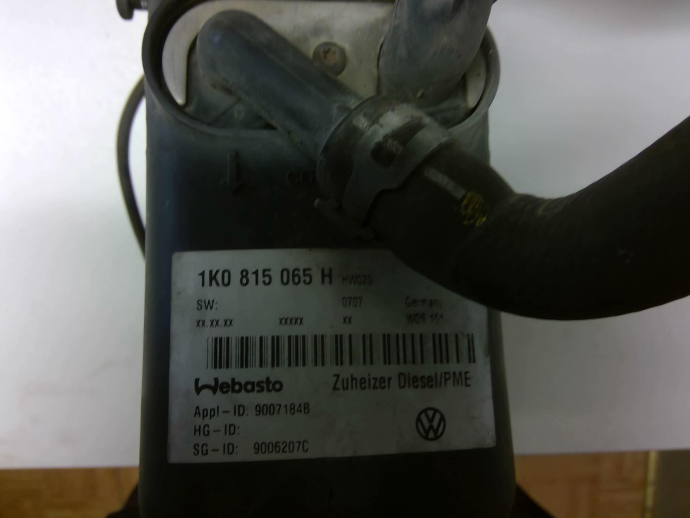 Riscaldamento ausiliario VOLKSWAGEN TOURAN 1  - 1