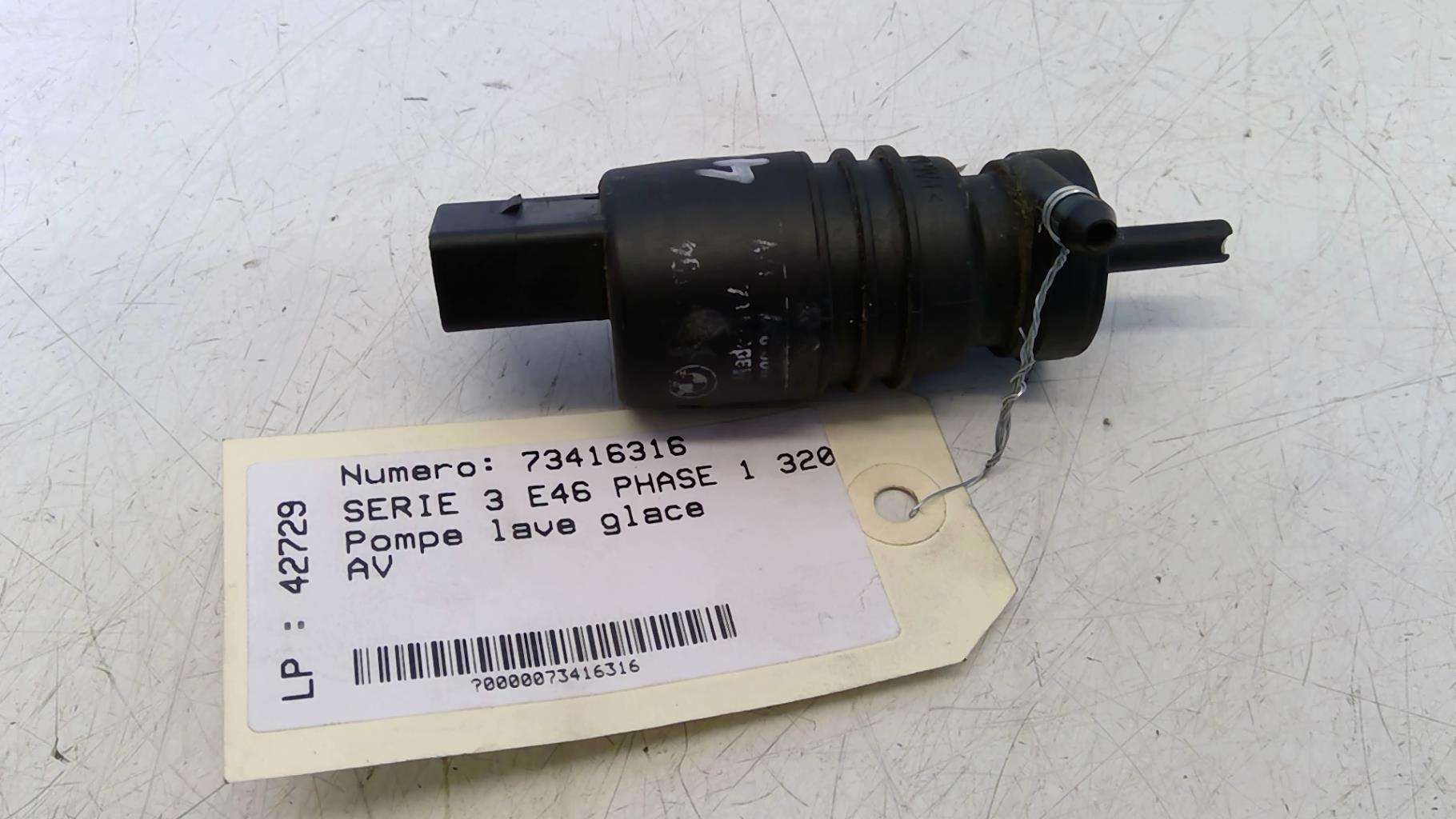 Pompa lavacristalli anteriore BMW SERIE 3 E46 PHASE 1  - 1
