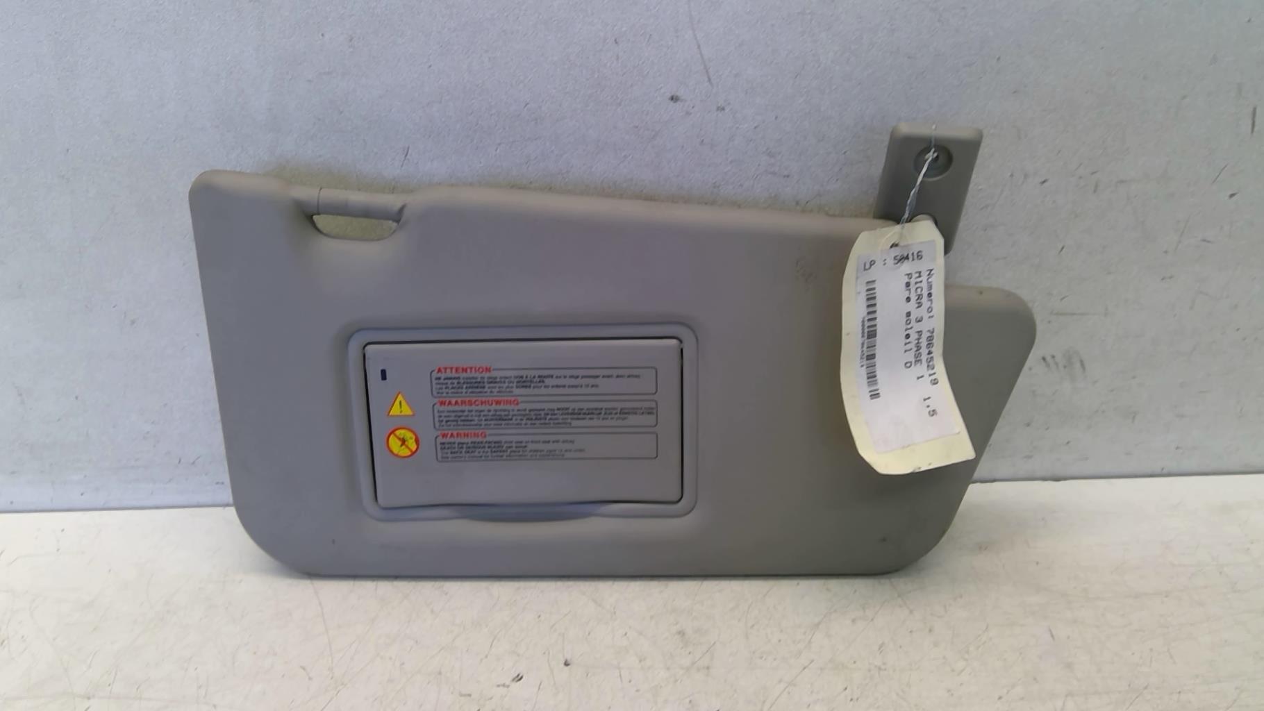 Visiera parasole destra NISSAN MICRA 3 PHASE 1 Diésel - 1