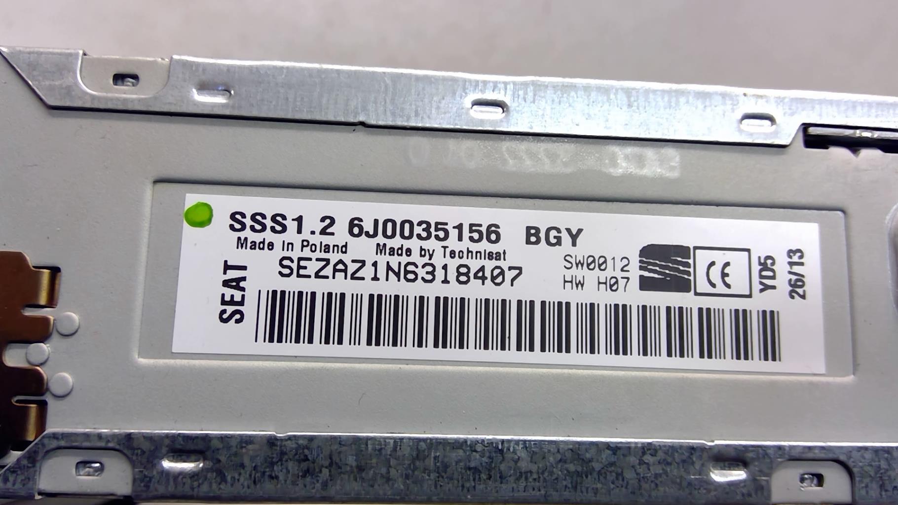 Autoradio SEAT IBIZA 4 PHASE 2 Essence - 1