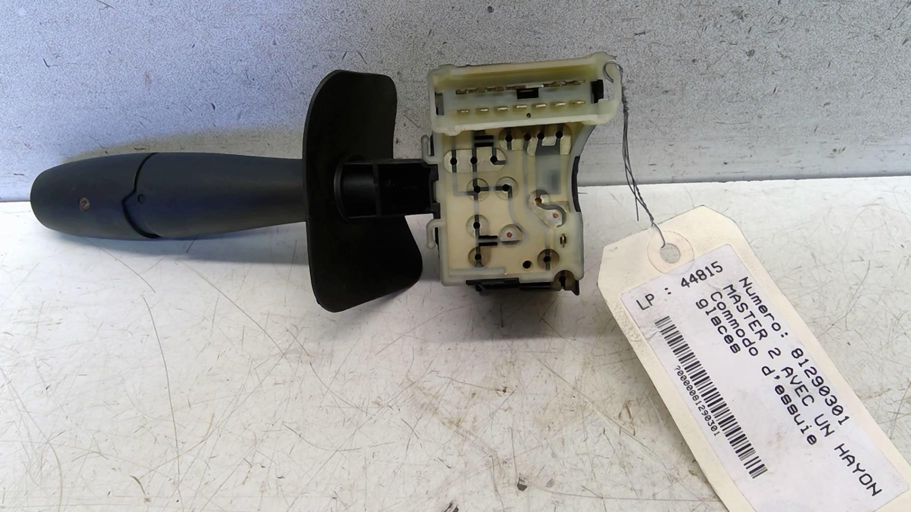 Commodo d'essuie glaces RENAULT MASTER 2 PHASE 1 Diesel - 1