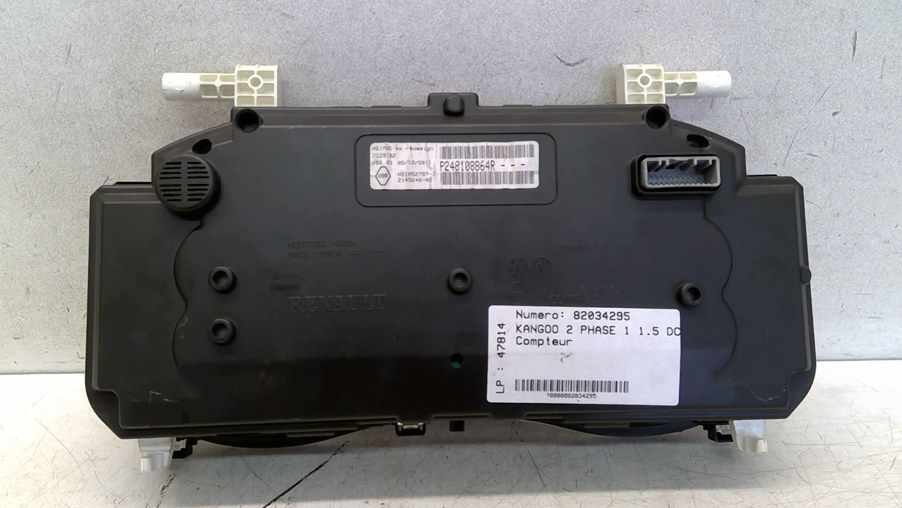 Compteur RENAULT KANGOO 2 PHASE 1 Diesel - 1