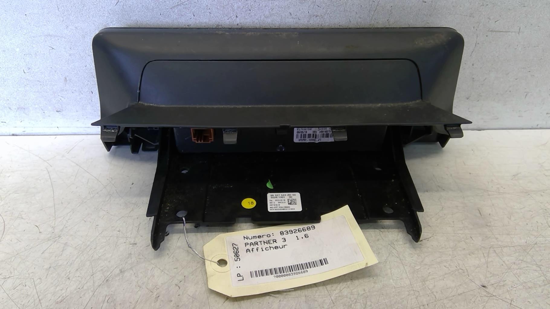 Monitor display PEUGEOT PARTNER 3 PHASE 1 Diésel - 1