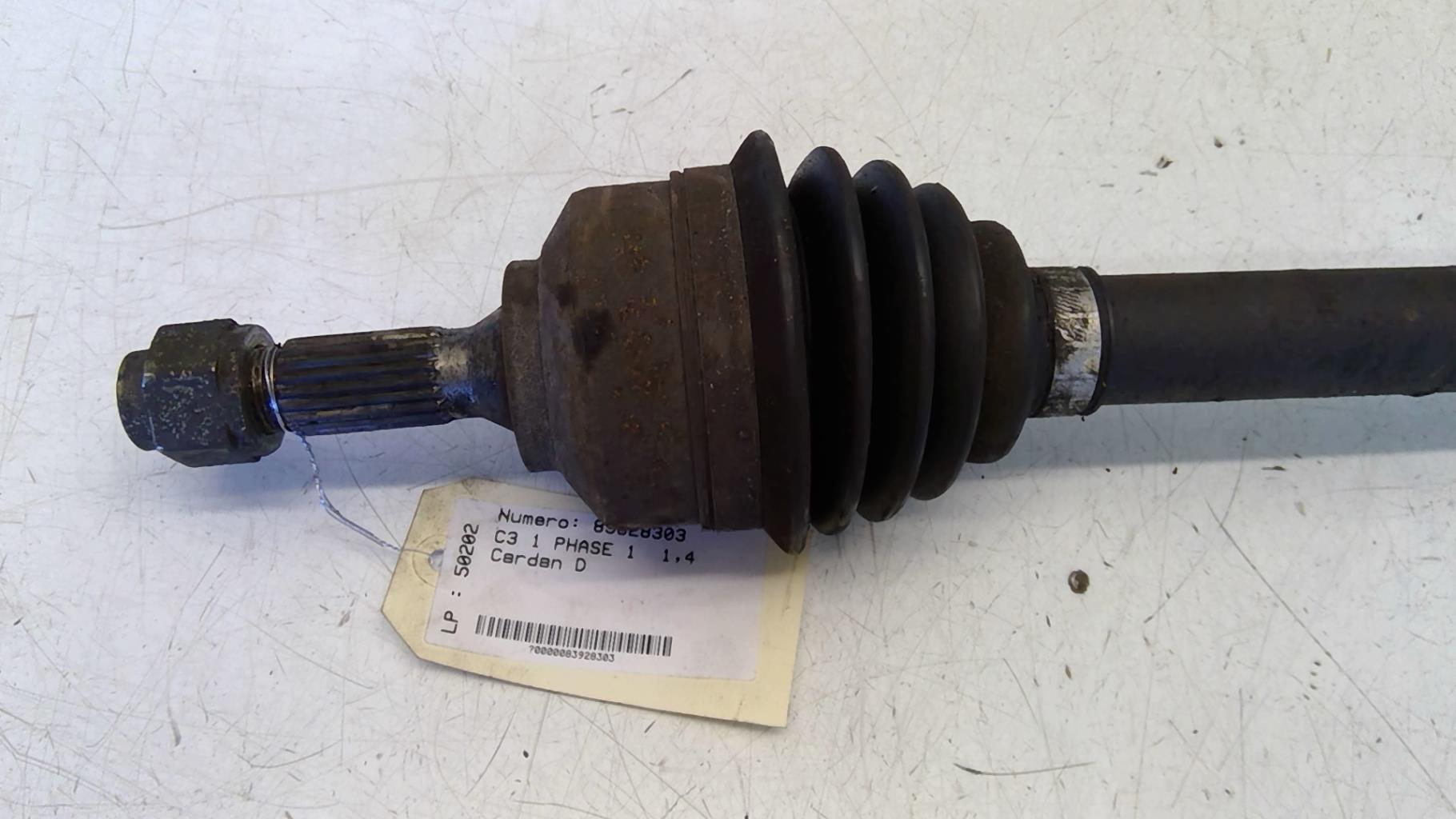 Giunto cardanico albero di trasmissione destro CITROEN C3 1 PHASE 1 Gasolina - 1