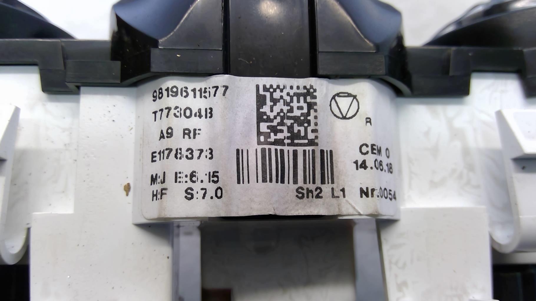 Comandi riscaldamento PEUGEOT 208 1 PHASE 2 Gasolina - 1