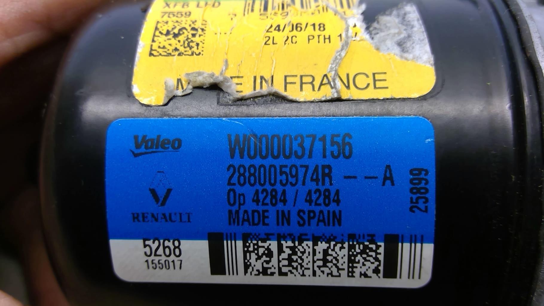 Motore tergicristallo anteriore RENAULT MEGANE 4 PHASE 1 Diésel - 1