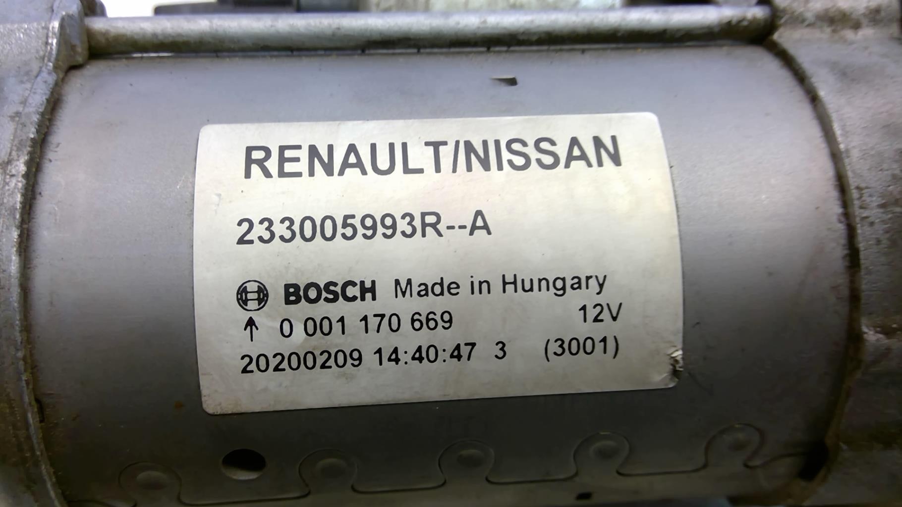 Demarreur RENAULT CLIO 5 PHASE 1 Essence - 1