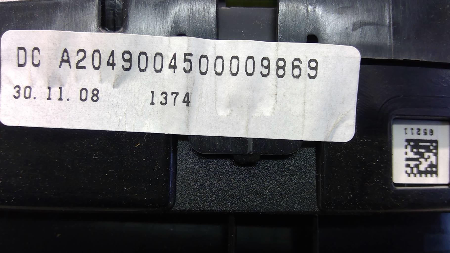 Compteur MERCEDES CLASSE C 204 PHASE 1 Diesel - 1
