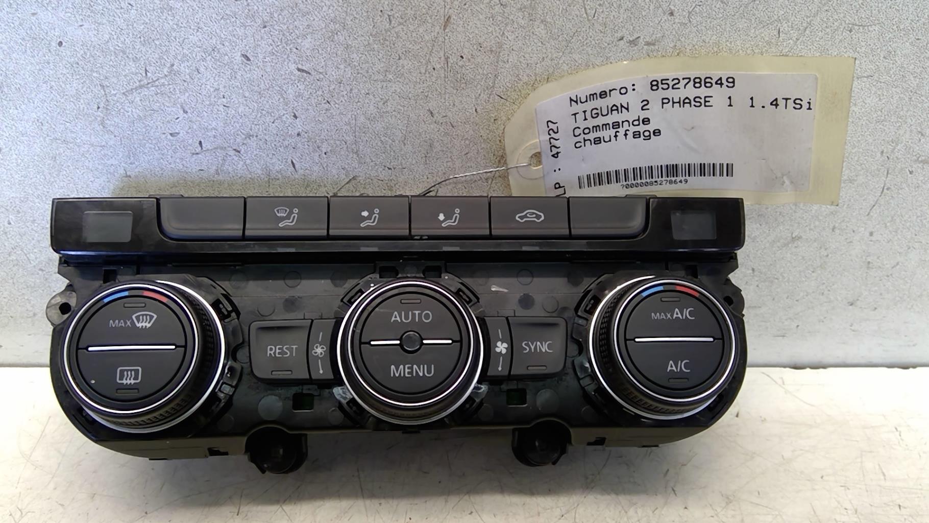 Commande chauffage VOLKSWAGEN TIGUAN 2 PHASE 1 Essence - 1