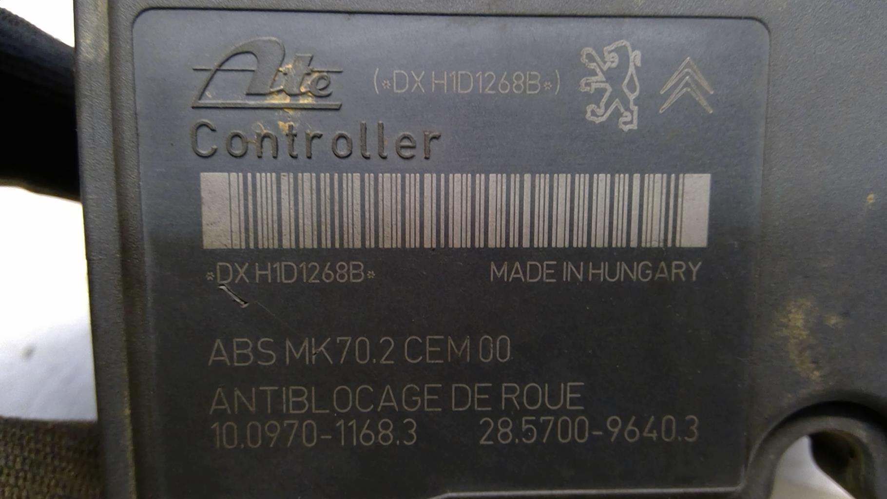 Blocco ABS (antibloccaggio freni) PEUGEOT 207 PHASE 2 BREAK Diésel - 1