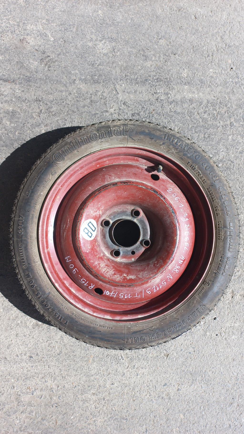 Roue PEUGEOT 206 PHASE 1 Diesel - 1