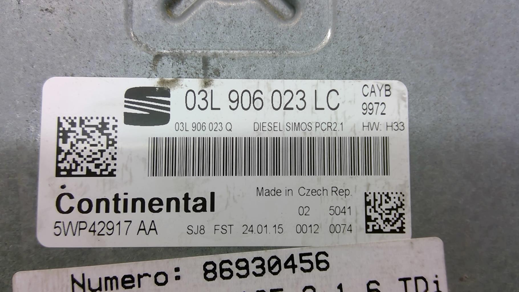 Centralina motore SEAT IBIZA 4 PHASE 2 Diésel - 1