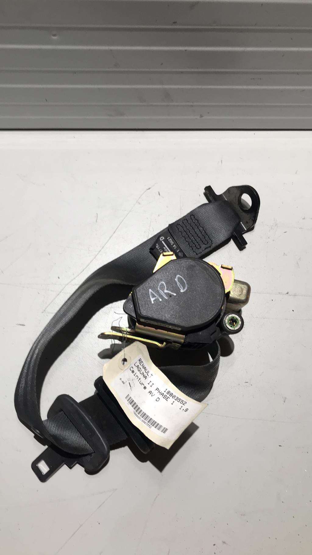 Cintura di sicurezza anteriore destra RENAULT LAGUNA 2 PHASE 1 Gasolina - 1