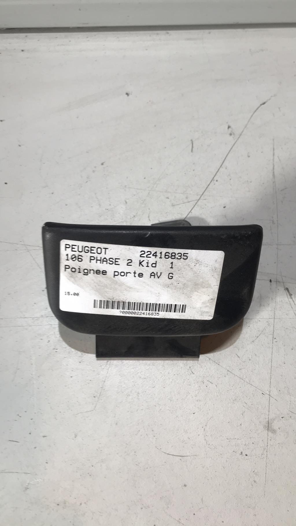 Maniglia portiera anteriore sinistra PEUGEOT 106 PHASE 2 Gasolina - 1