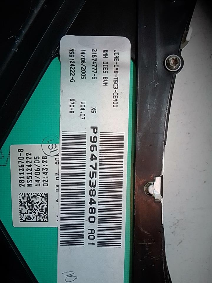 Compteur PEUGEOT 307 PHASE 1 Diesel - 1
