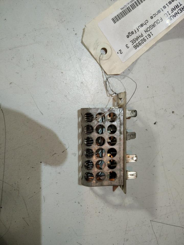 Resistance chauffage RENAULT TRAFIC 1 PHASE 3 Diesel - 1