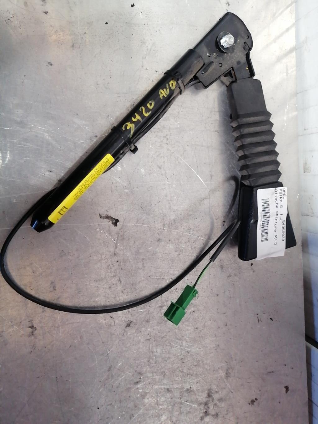 Aggancio cintura sicurezza anteriore destro OPEL ASTRA G Gasolina - 1