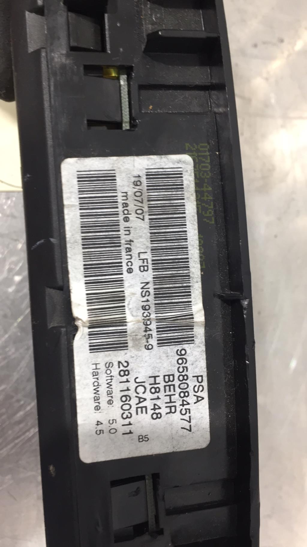 Commande chauffage CITROEN C4 1 PHASE 1 Diesel - 1