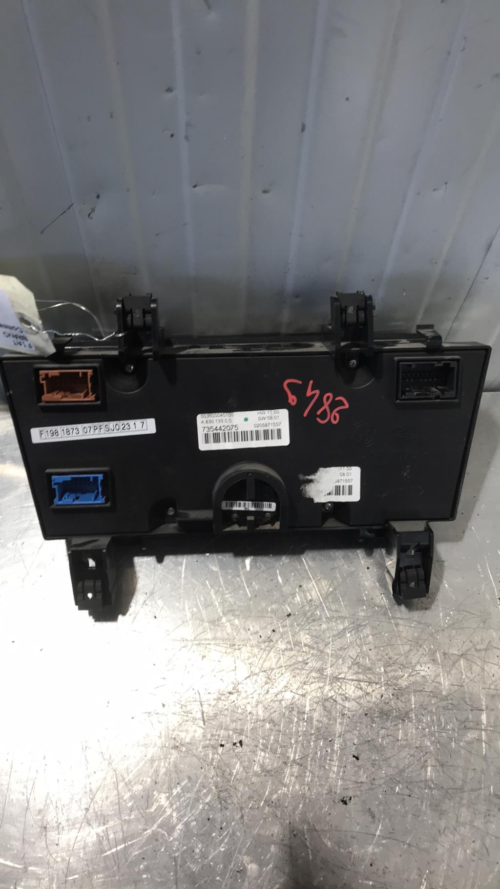 Commande chauffage FIAT BRAVO 2 Diesel - 1