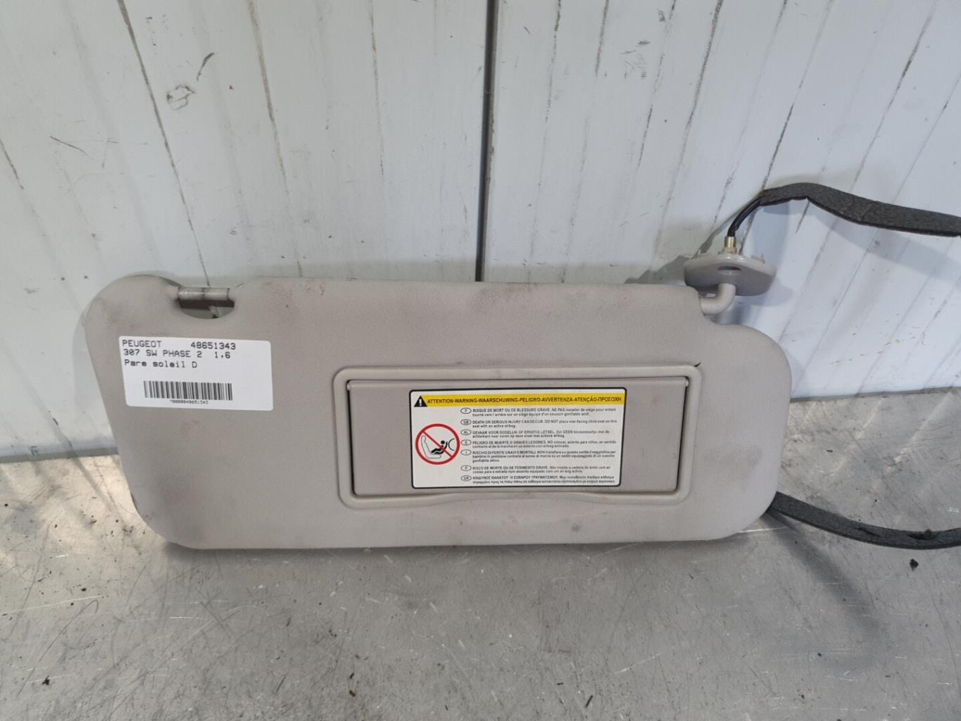 Pare soleil droit PEUGEOT 307 PHASE 2 BREAK Diesel - 1