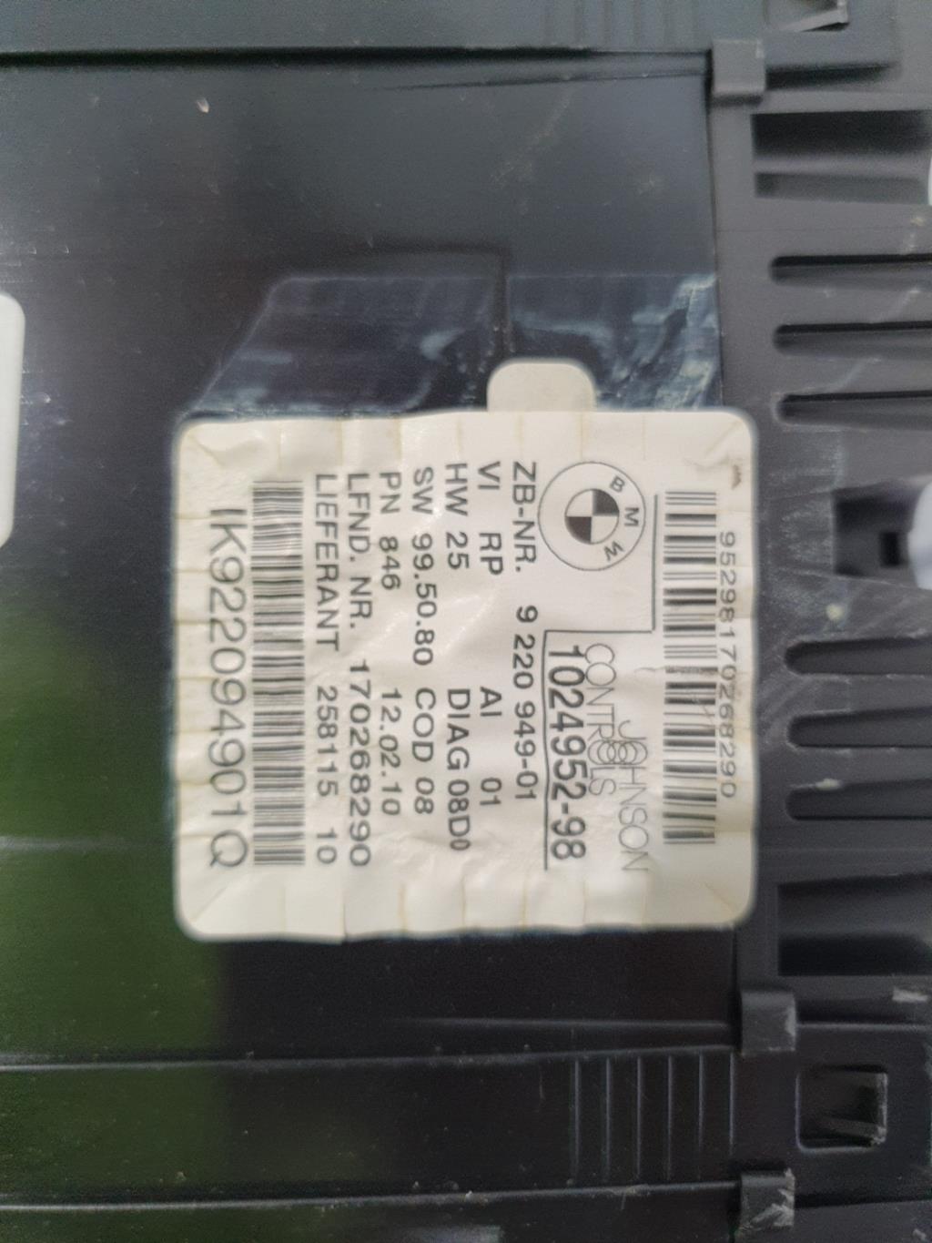 Compteur BMW SERIE 1 E81 Diesel - 1