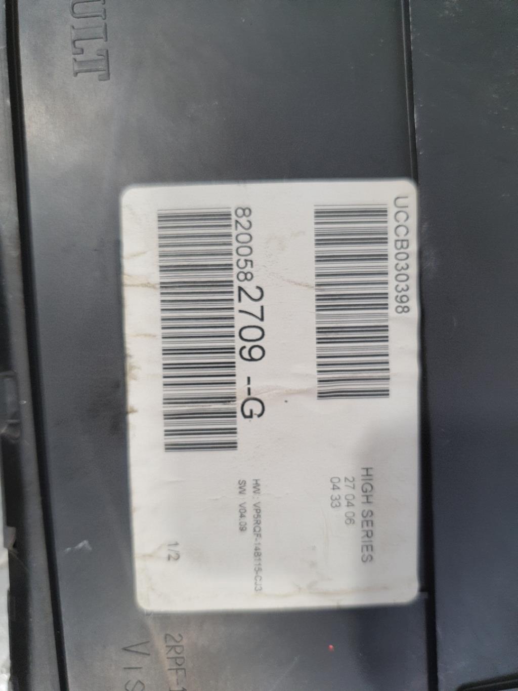 Compteur RENAULT CLIO 3 PHASE 1 Diesel - 1