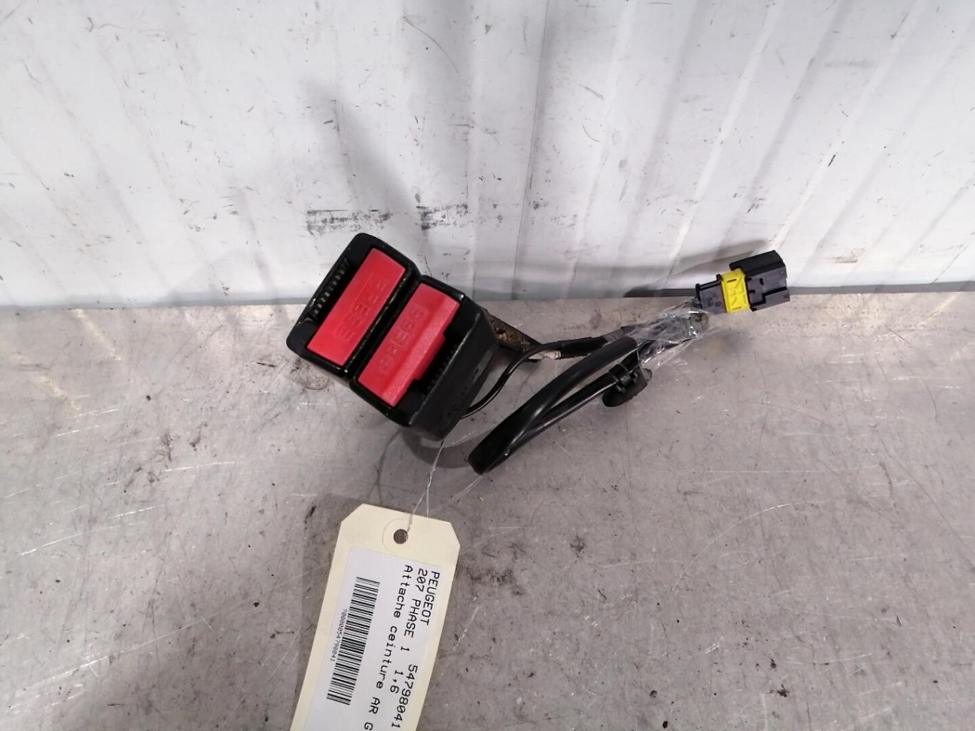 Aggancio cintura sicurezza posteriore sinistro PEUGEOT 207 PHASE 1 Diésel - 1