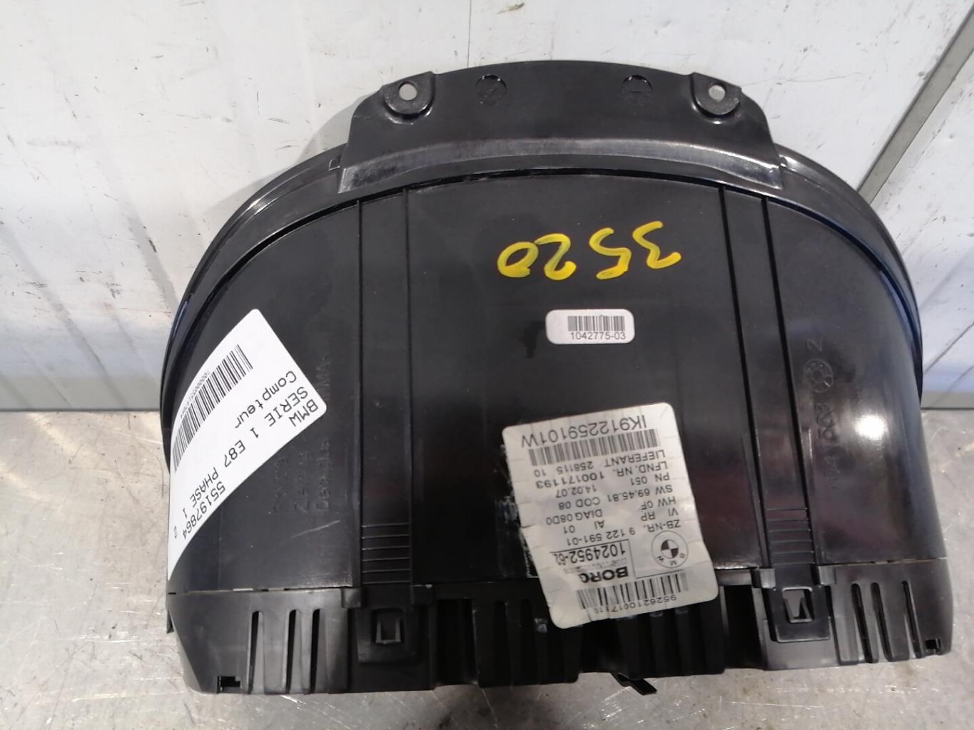 Compteur BMW SERIE 1 E87 PHASE 1 Diesel - 1
