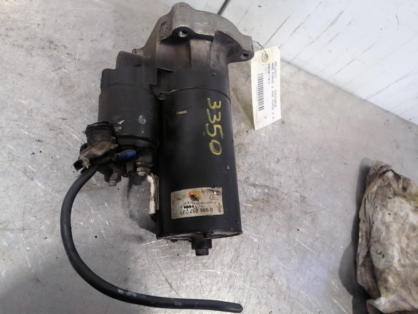 Demarreur PEUGEOT 406 PHASE 2 Diesel - 1