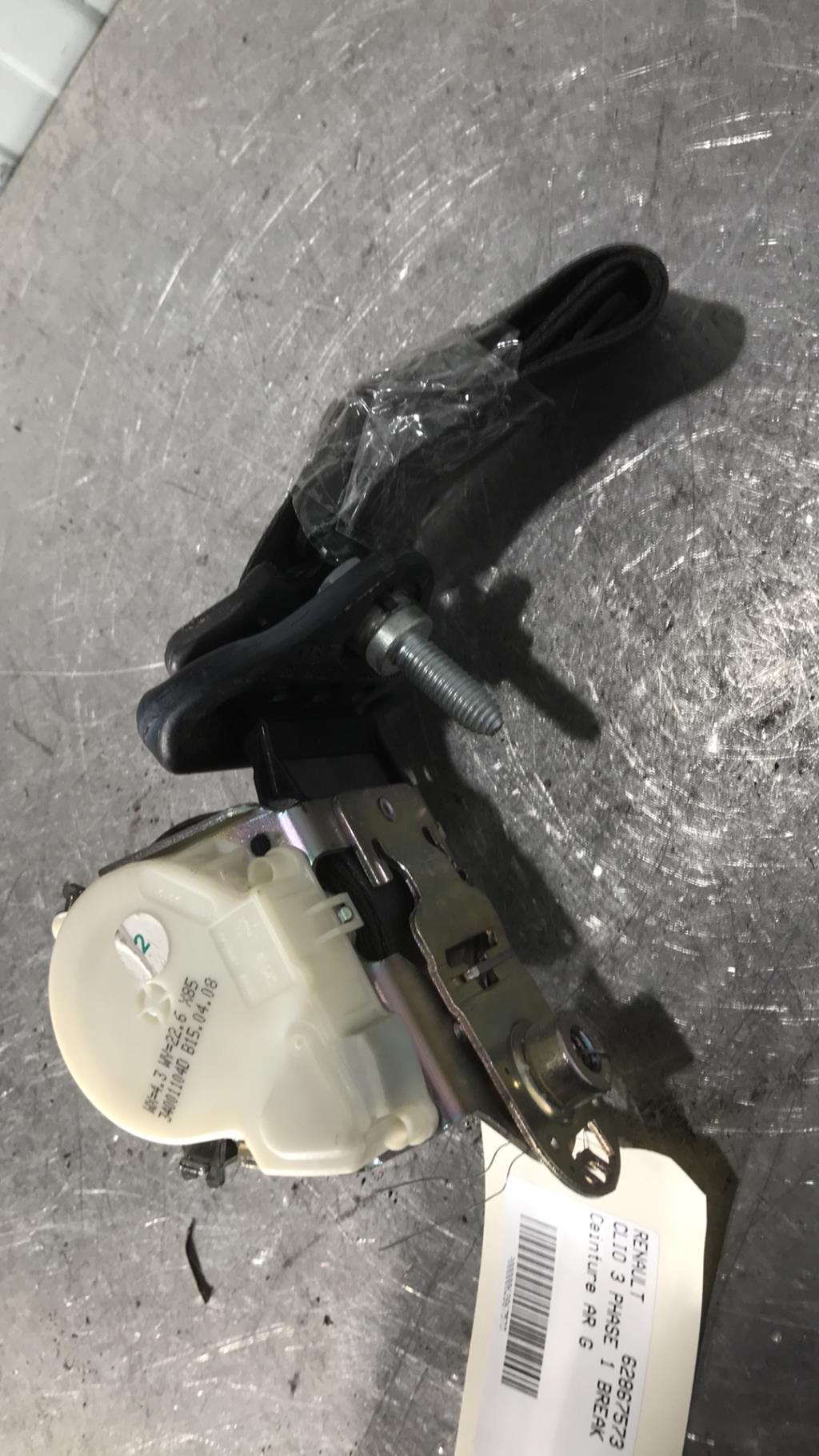 Cintura di sicurezza posteriore sinistra RENAULT CLIO 3 PHASE 1 BREAK Diésel - 1