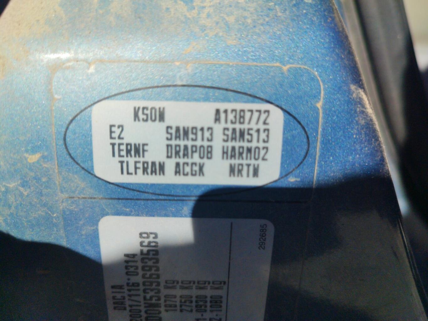 Kit de demarrage DACIA LOGAN MCV 1 PHASE 1 BREAK Diesel - 1