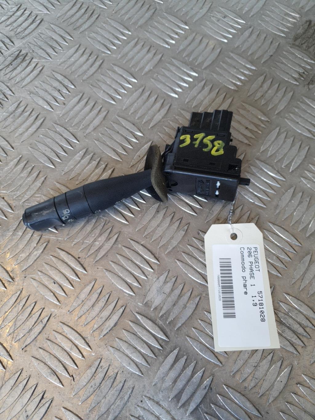 Commodo phare PEUGEOT 206 PHASE 1 Diesel - 1