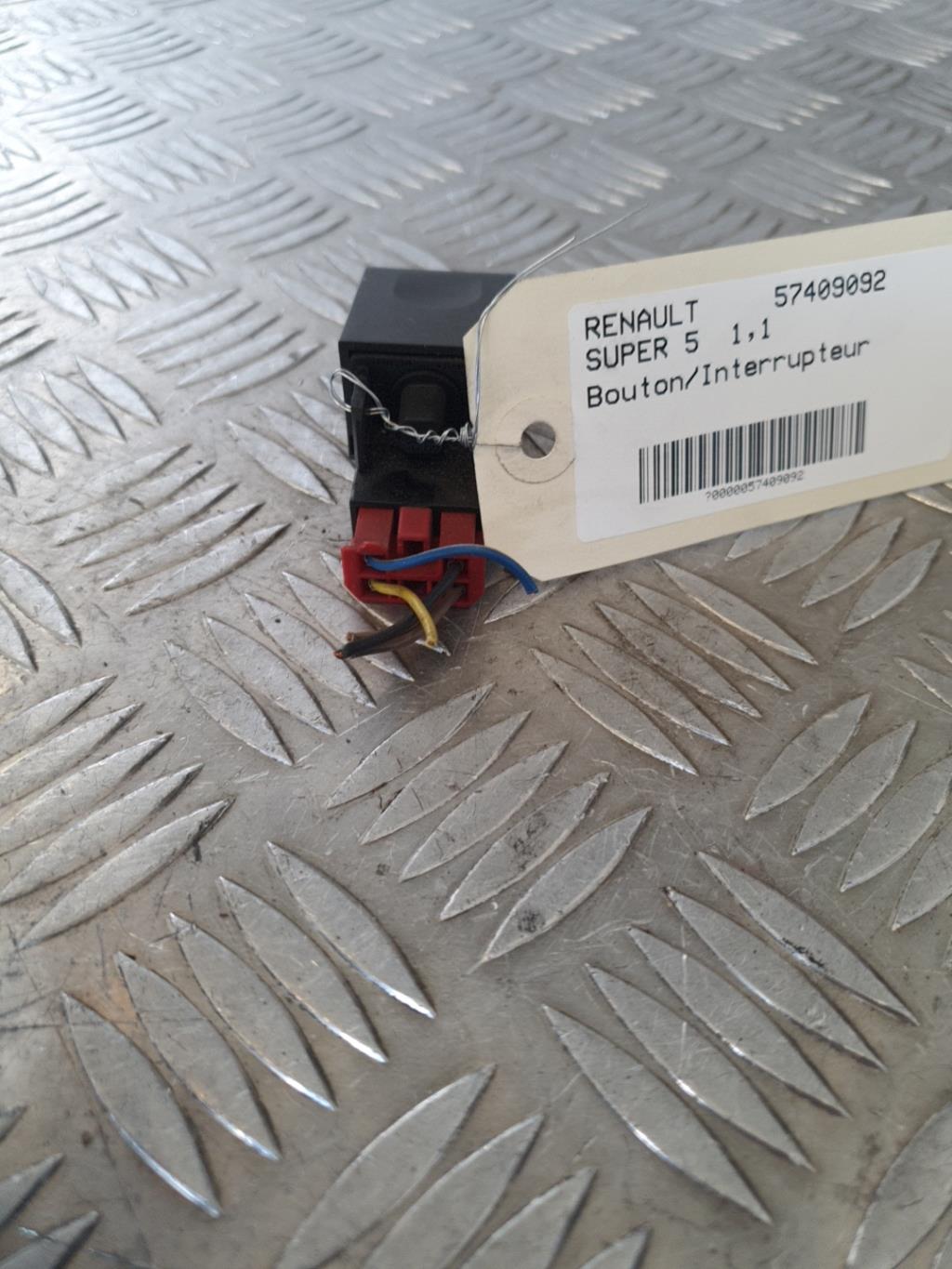 Bouton/Interrupteur RENAULT SUPER 5 Essence - 1