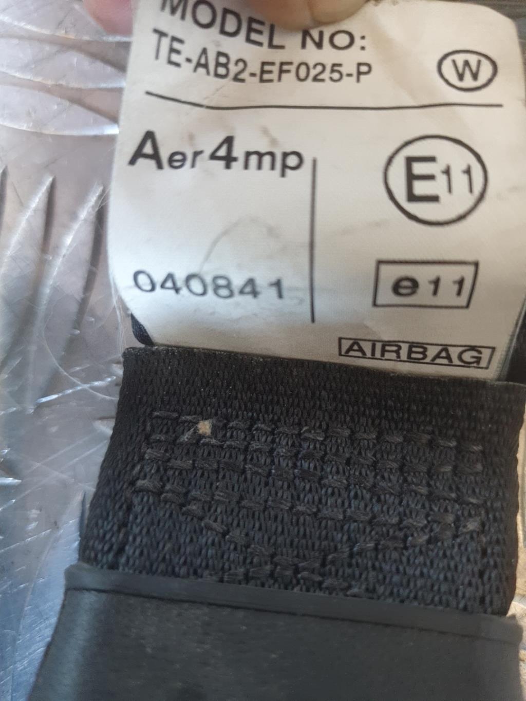 Cintura di sicurezza anteriore destra TOYOTA YARIS 1 PHASE 2 Gasolina - 1