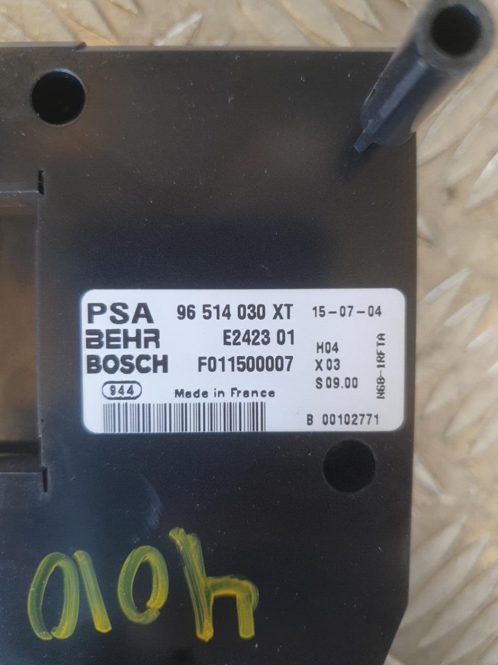 Commande chauffage CITROEN XSARA PICASSO PHASE 2 Essence - 1