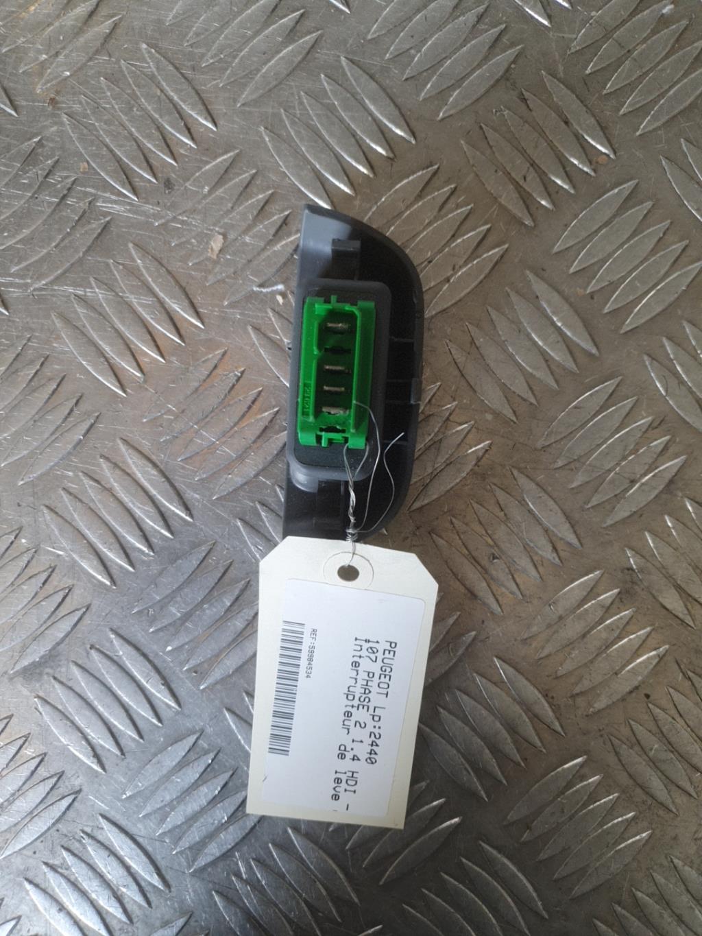 Interruttore lavacristalli anteriore sinistro PEUGEOT 107 PHASE 2 Diésel - 1
