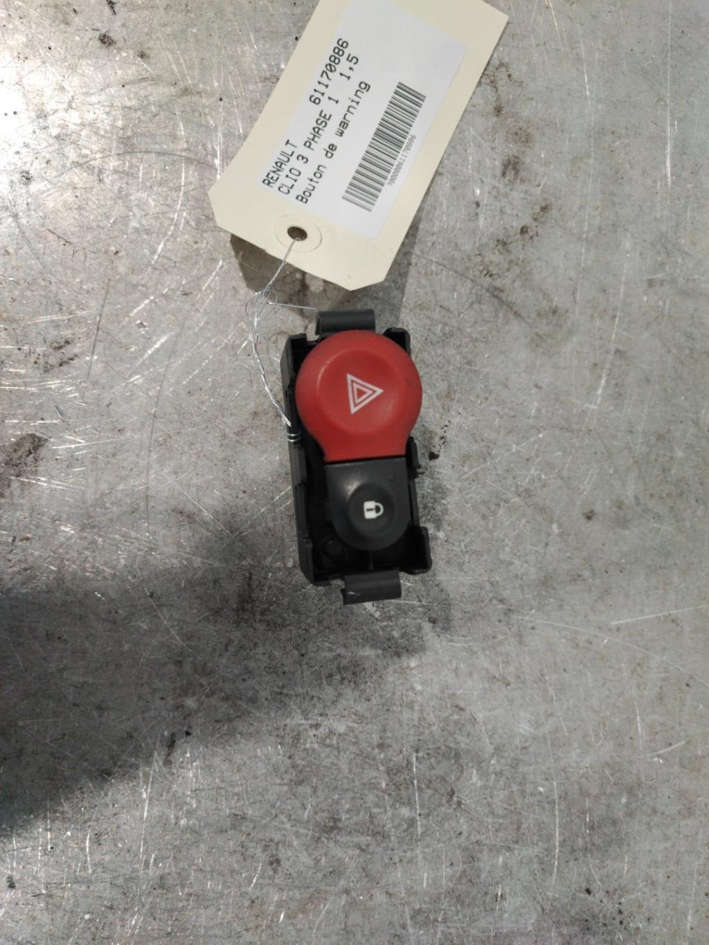 Bouton de warning RENAULT CLIO 3 PHASE 1 Diesel - 1